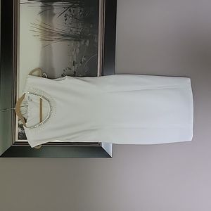 White cocktail dress